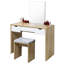 Evonne Dressing Table with Mirror-1557264323