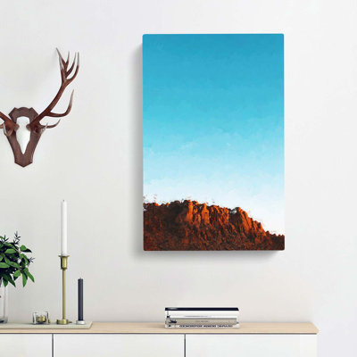 Joshua Tree National Park In Abstract - Wrapped Canvas
