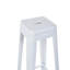 Tabouret à hauteur de comptoir 30 po, ensemble de 4 tabourets de bar en métal sans dossier, non empilable, amovible et facile à assembler, permettant d'économiser de l'espace pour un îlot de cuisine / bar / café / salle à manger-591688211-591688218-591688221