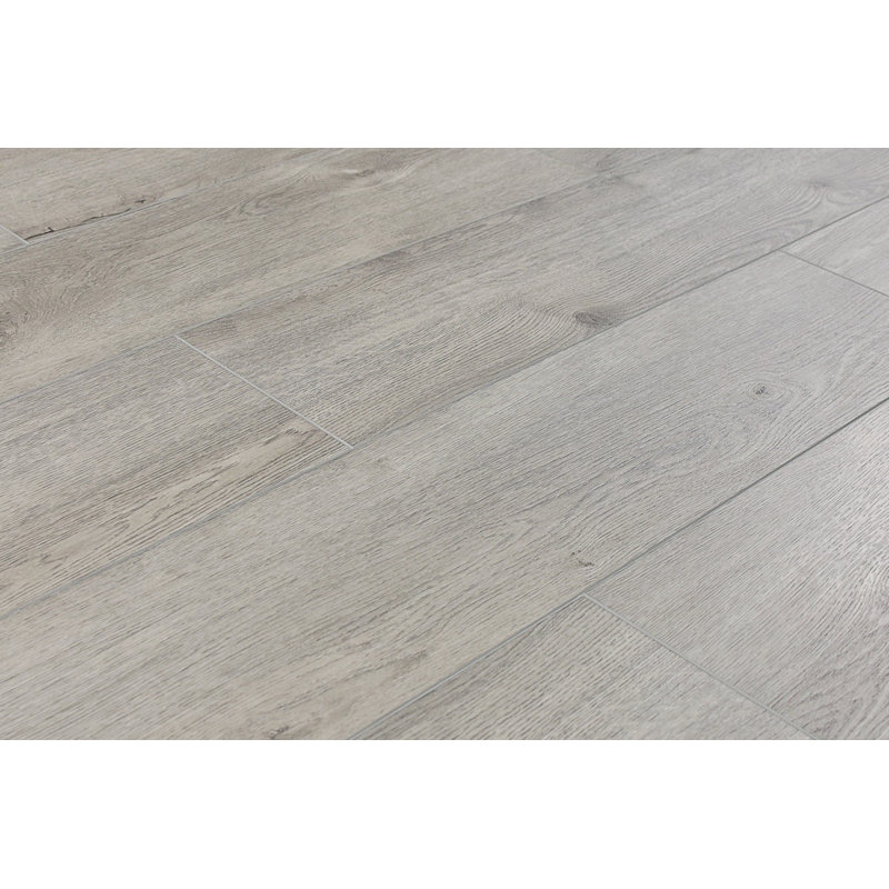 Montserrat Opus 8 mm Thick 9.65 " W x 60.63 " L Oak Vinyl plank, Sourced Platinum