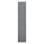 Grand lit escamotable mural avec tablettes, gris