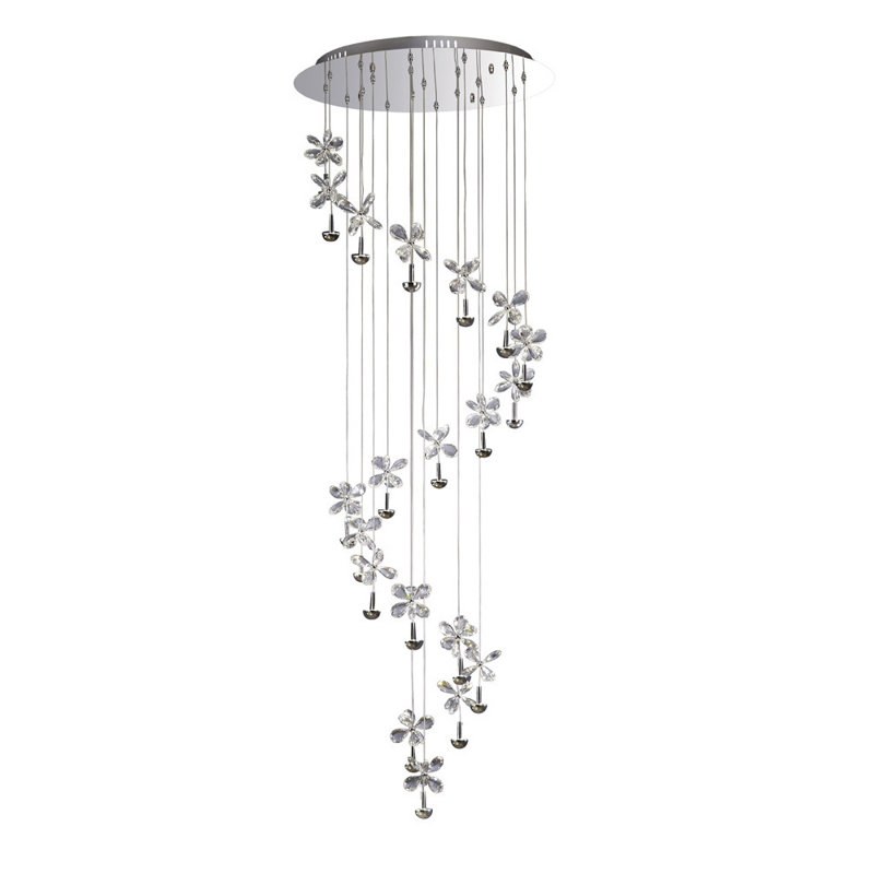 20 - Light Polished Chrome LED Pendant