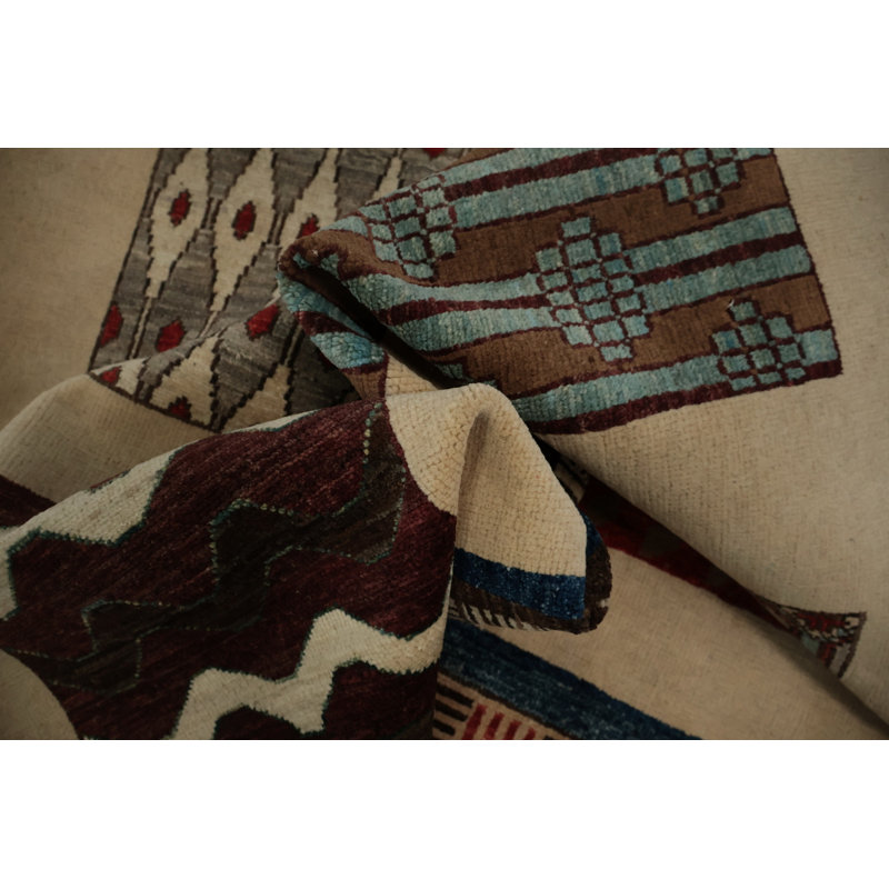 Tapis vibrant de 8 x 12 po Peshawar pour rehausser le design intérieur