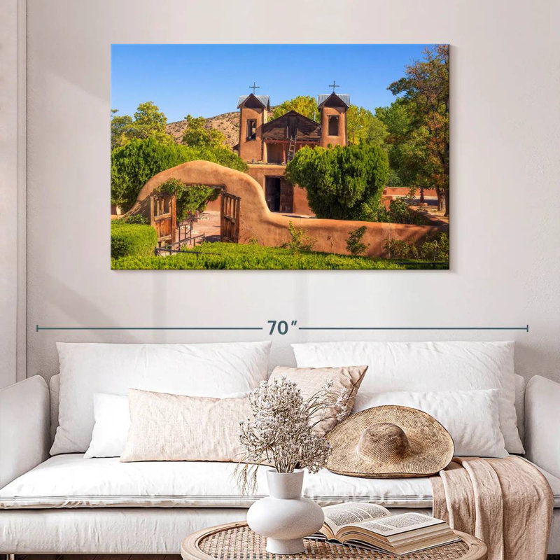 Santuario De Chimayo, H 32 po x l 48 po