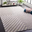 Tapis géométrique en laine touffeté à la main Garibald-1277212658