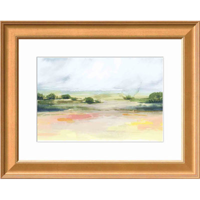 Sunlit Marsh I Painting by Grace Popp