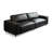 Black Genuine Leather Modular Sofa cushion couch-1400280360-1400280366