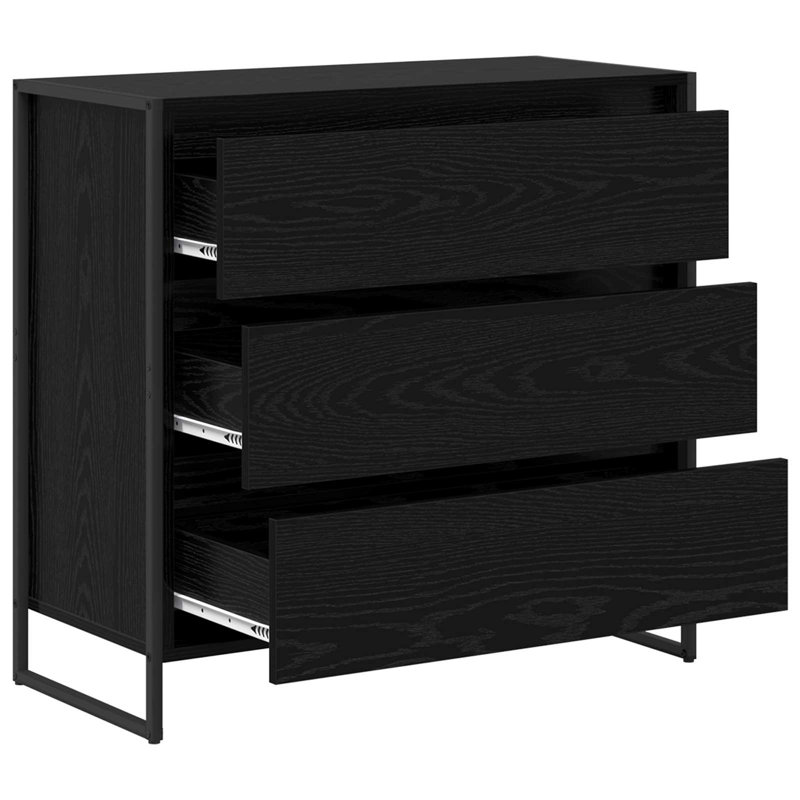 Sideboard Accent Chest, Black Oak