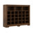 Sleek Design 24 Shoe Cubby Console, Modern Shoe Cabinet With Curved Base-115069470