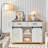 47.2" Kitchen Island with Charging Station and Storage-675419455