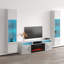 Meuble audio-vidéo flottant blanc Gizeh-1718507885