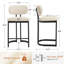 Tabouret de cuisine à hauteur de comptoir 25,6 po Modern Linen-1786056484