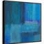Whispers of Teal and Blue 1 Piece Floater Frame Wall Art on Canvas-437298593-437298596