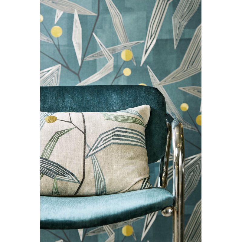 Entity Wallpaper, Teal/Linden