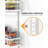 Door Spice Rack with Adjustable Racks