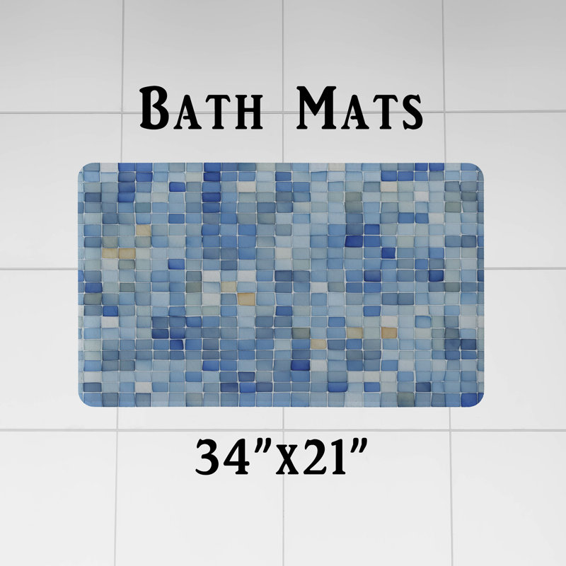 Yvanie Geometric Shapes Shower Curtain, 72" x 70"