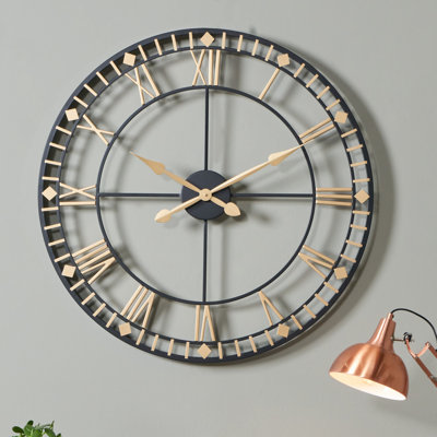 Beaver Creek Metal Wall Clock