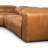 Amed 5 - Piece Leather Reclining Sectional