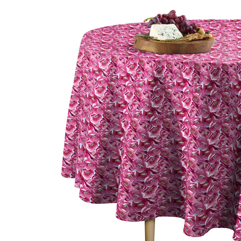 Maxton Blossoms Tablecloth, 84" L x 84" W