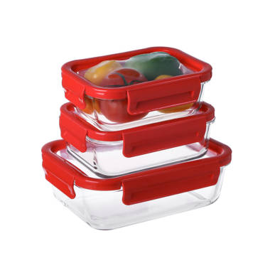  JoyJolt 24pc Fluted Glass Storage Containers with Lids. 12  Airtight, Freezer Safe Food Storage Containers, Pantry Kitchen Storage  Containers, Glass Meal Prep Containers for Lunch: Home & Kitchen