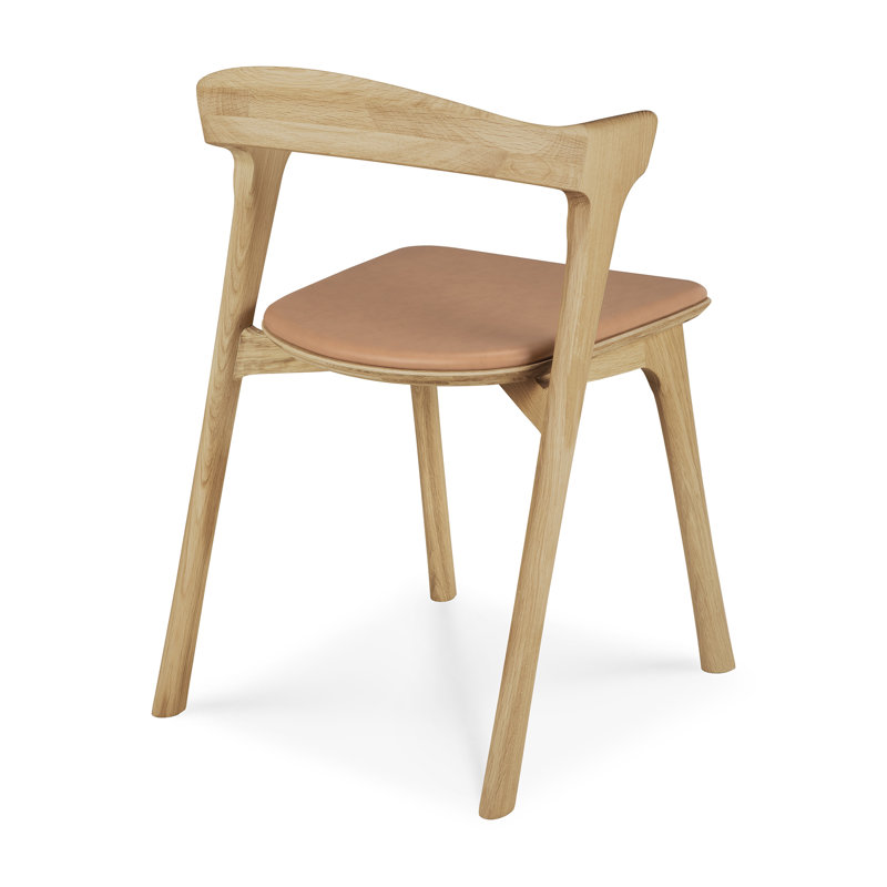 Bok Leather Dining Chair, Sienna Leather, Natural