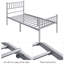 Minimalist Metal Bed Frame with Slatted Headboard-682358408-766174236