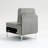 22.65" W Armless Accent Chair For Modular Sectional Sofa-996788599