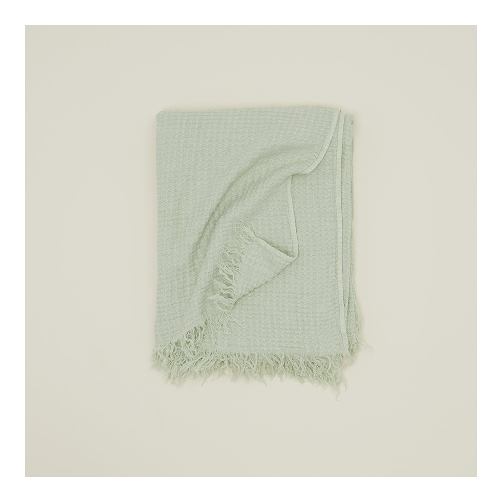 Simple Throw Blanket, Sage, 70" L x 50" W