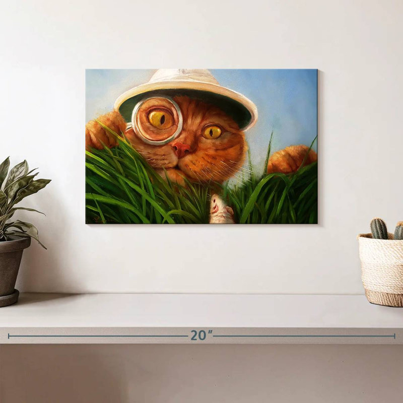 Brampt Explorer Cat, 8" H x 12" W