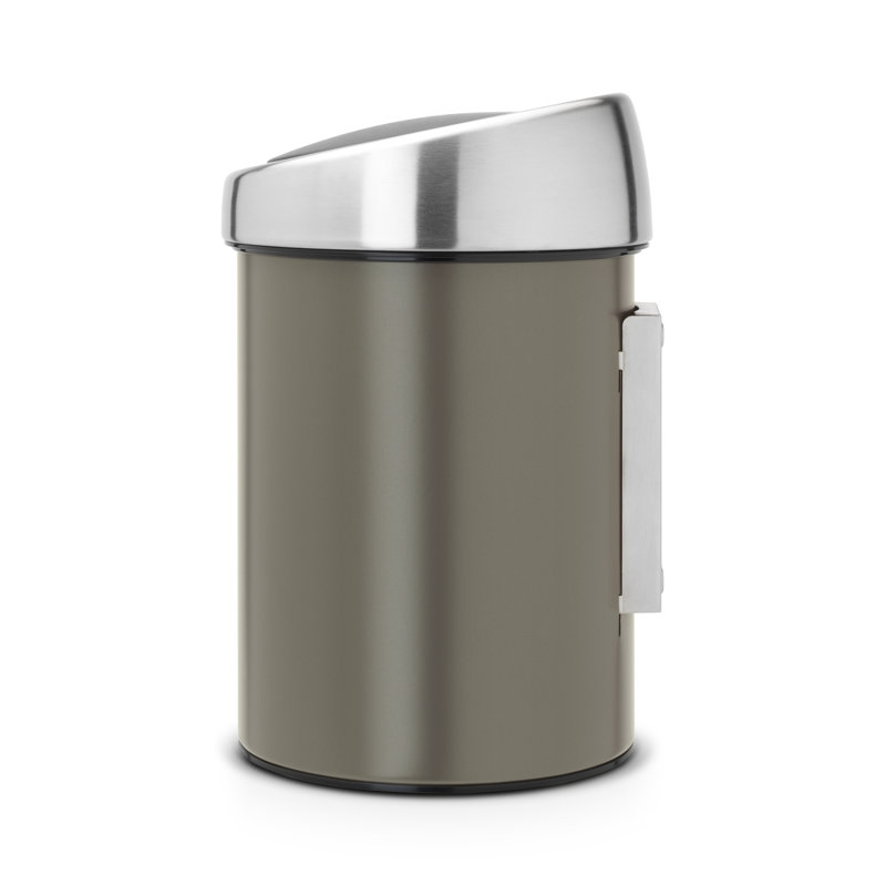 Brabantia 3 Litre Touch Bin, Platinium