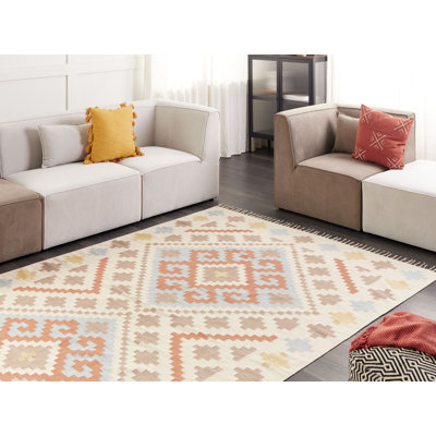 Belvedere Southwestern Cotton Hand Woven Area Rug