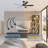 Bluejay 56-Inch Indoor Ceiling Fan with LED Light Kit, Matte Black with Blackened Oak/White Wood Reversible Blades, 6CCT Color Select, Integrated LED, Remote Control (5-Blade)
