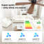 Ventilateur de plafond encastré à moteur à courant continu et à pales en bois massif 48 pouces Milan avec télécommande, noir et noyer Milan-1235038702-1235038691-1235038689