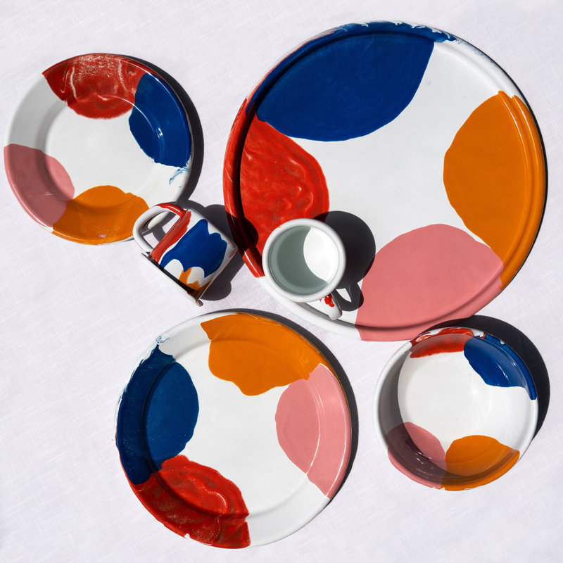 Abbie-Louise Dinner Plate, Multicoloured, 25 Cm