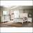 Copper White Wood Queen Panel Bed