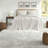 Oversized Queen Bedding Sets Cotton Blend Farmhouse Style For Home