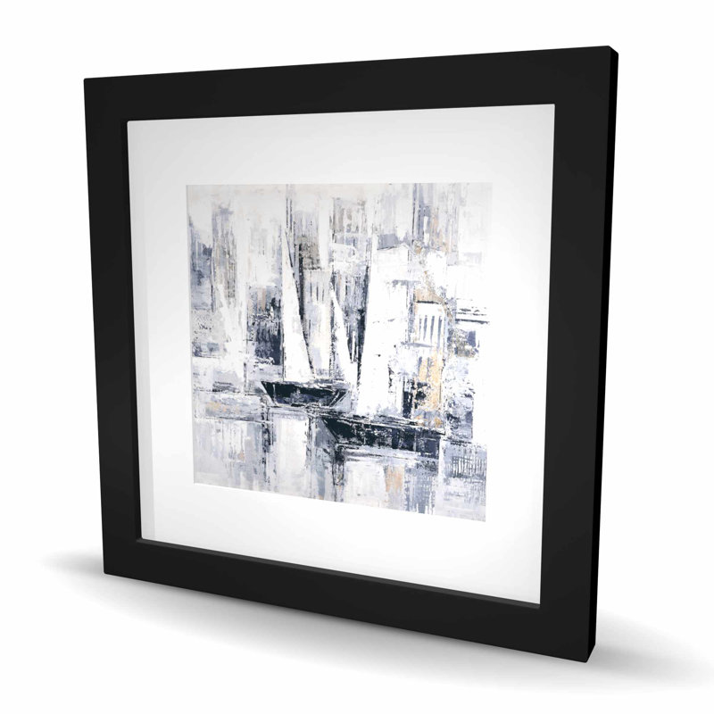Voiliers de style industriel - décor de bateau encadré