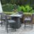 Outdoors 50,000 Btu Propane Fire Pit Outdoor, 36 Inch Propane Fire Pit Table Square, Gas Firepits For Outside Patio, Garden, Backyard
