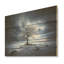 Photographie en noir et blanc arbre d'hiver - arbre en bois, art mural sur bois de pin naturel-1862939401