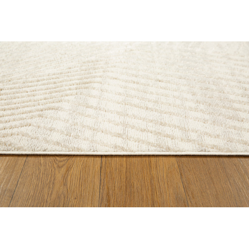 Tanja Collection Modern Geometric Area Rug, Rectangle 5'3" x 7'8"