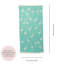  Serviette de plage Flamingo turque, 100% coton résistant au sable, mince et légère, 68 po x 35 po-1954615942