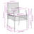 Latitude Run® 3 Piece Patio Dining Set With Cushions Poly Rattan-1189615968-1189615996