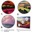 Mauve, orange, vigne, rangées de rubis sur toile-425868781-425868780