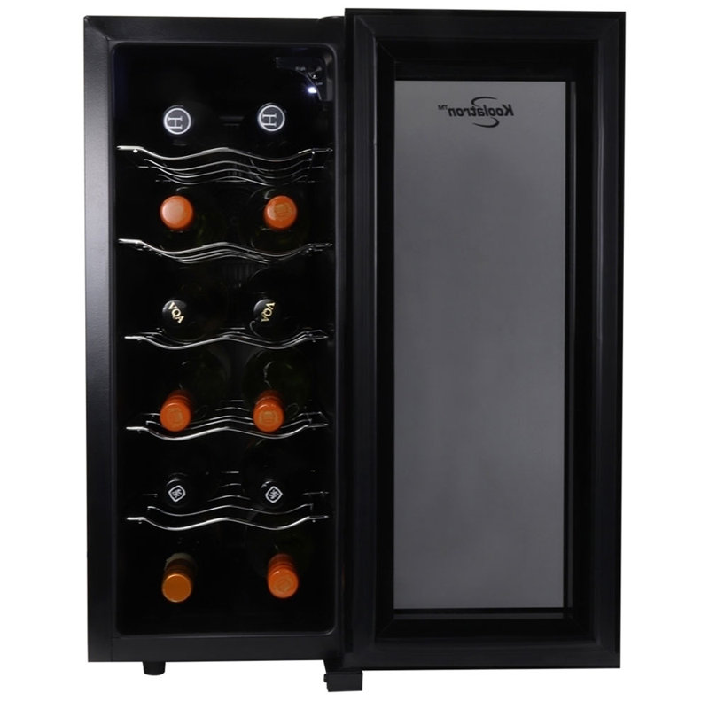 Koolatron Dual Zone 10'' Freestanding 12 Bottle Wine Refrigerator