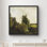 " Green Forest Plant Tree Overgrowth Field Wall Art " Painting Print