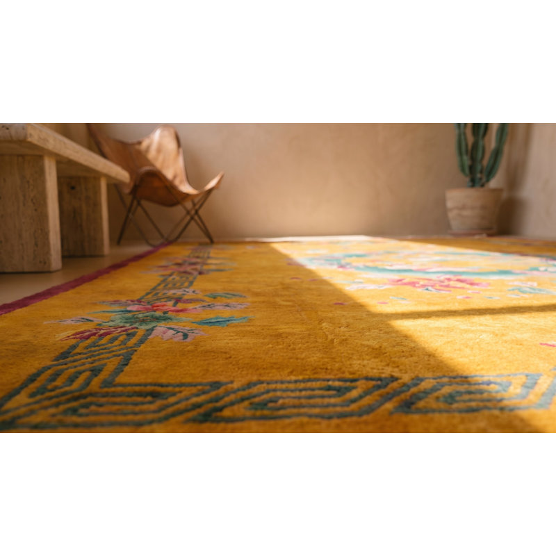 Tapis art déco chinois Happy