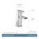 90 Degree Single Hole Bathroom Faucet with Drain Assembly