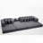 Oversize Cloud Sectional Couch (Left Facing Sofa)-1719534654-1719534644