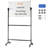 Freestanding Plastic Reversible Magnetic Small - 2' - 4' Whiteboard