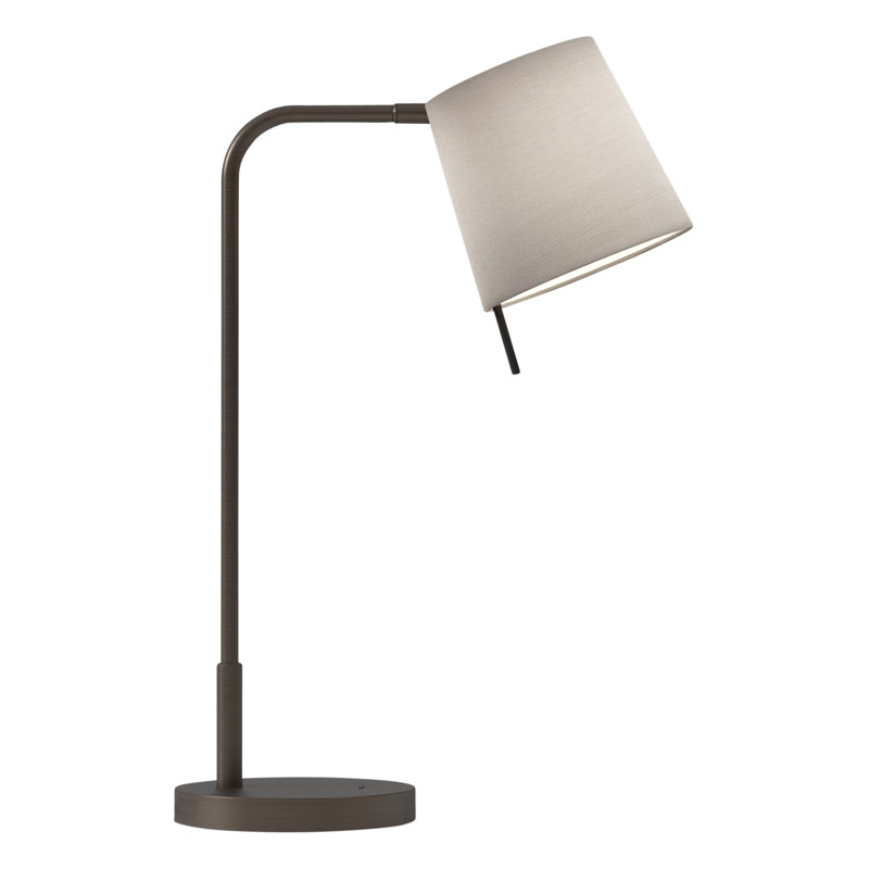 Mitsu Standard Lamp, Bronze, Putty, Polycotton